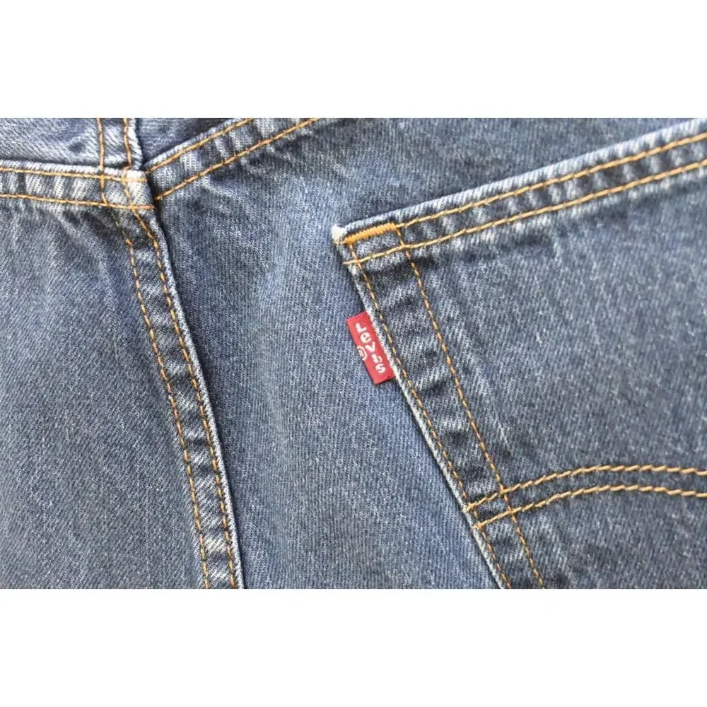 Levi's 505 Regular Fit Straight Rugged Denim‎ Jeans Mens Size 38 x 31 Tag(40x32)